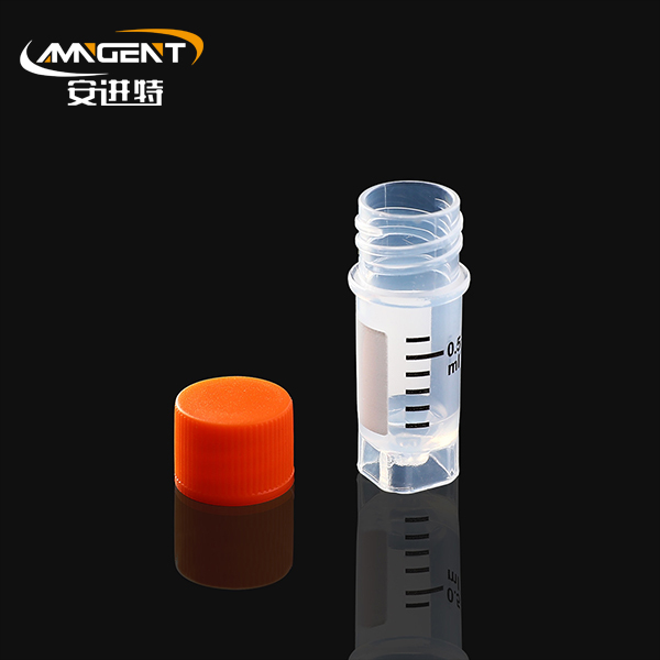 Cryogenic Vials 0.5ml Orange