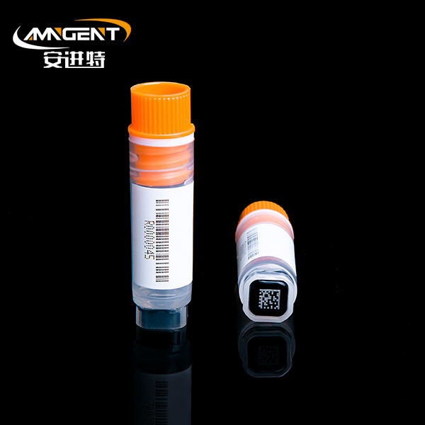 2D Cryogenic Vials 2.0ml Intorsion Orange