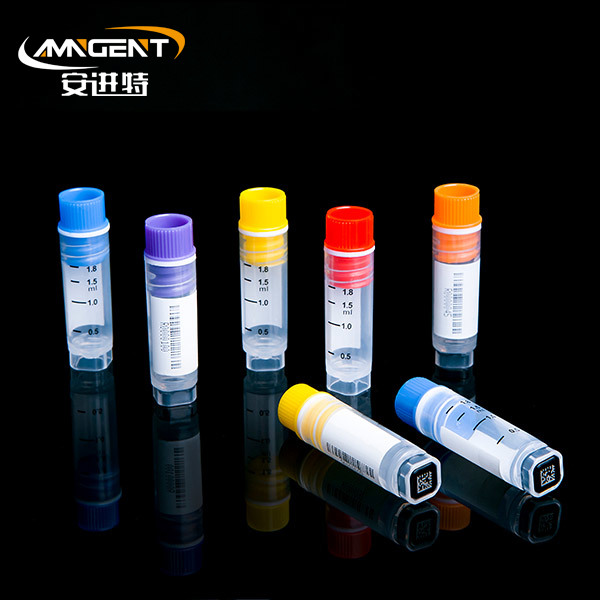 2D Cryogenic Vials 2.0ml Intorsion Orange